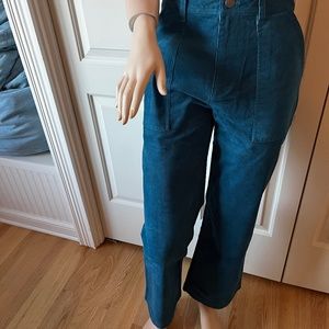 United By Blue Corduroy Wide Leg Pants Alpine Blue
